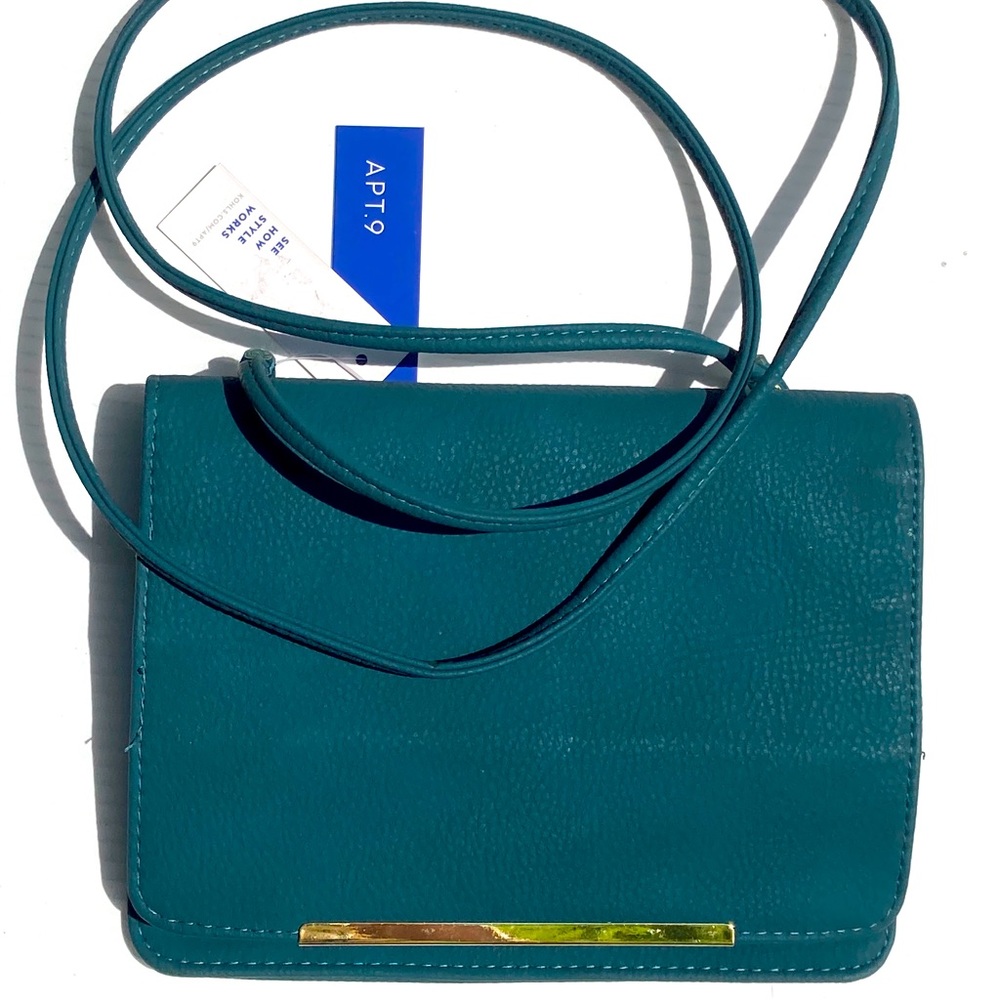 Apt 9 Crossover Green Purse